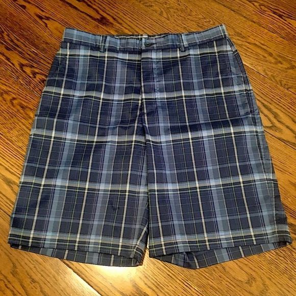TOMMY ARMOUR Blue Plaid Mens Golf Shorts 34 - Picture 9 of 9